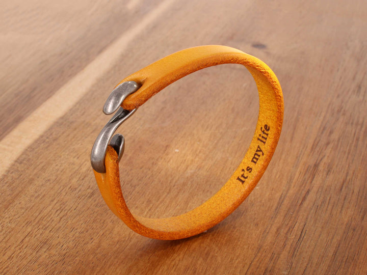 Camel - Leren armband