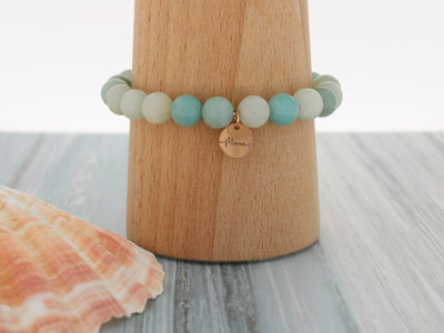 Rose Gold Mermaid Treasure - Amazonite