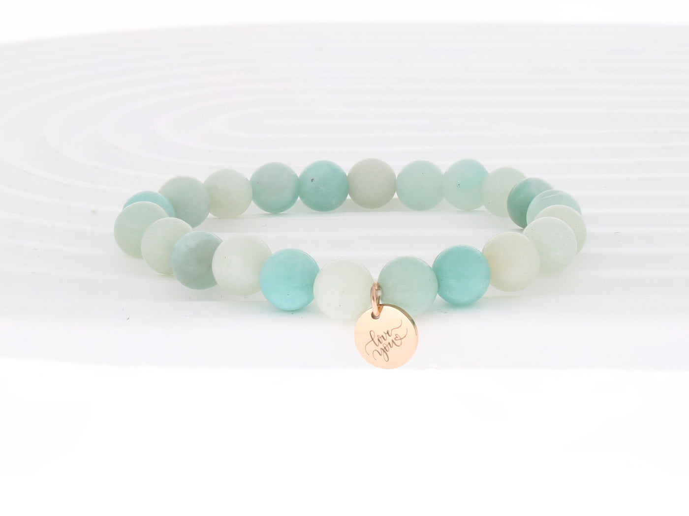 Rose Gold Mermaid Treasure - Amazonite